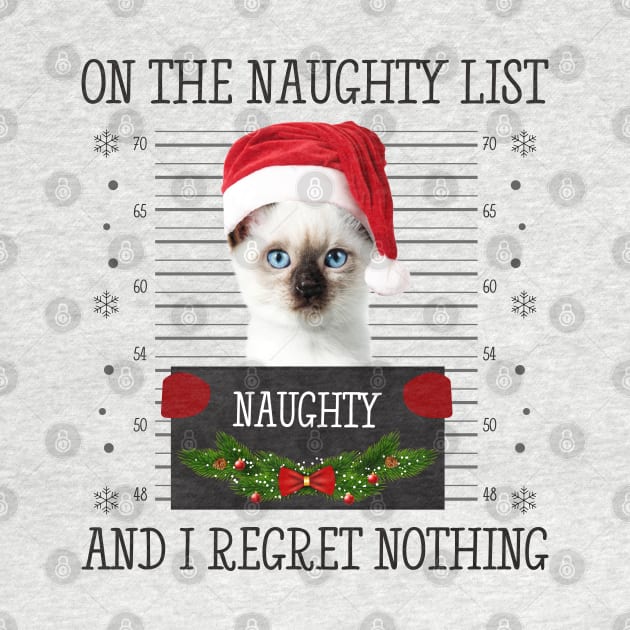 On The Naughty List, And I Regret Nothing by CoolTees